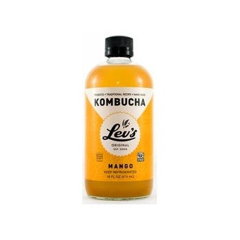 Lev's Kombucha Mango - from San Francisco 16oz /12pk