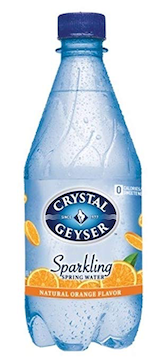 Lemon Flavored "Sparkling" Spring Water, 18 Ounces Bottles (Pack of 24)