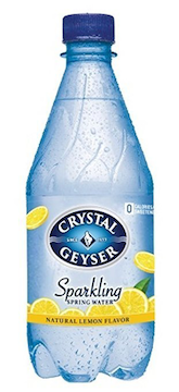 Lime Flavored "Sparkling" Spring Water, 18 Ounces Bottles (Pack of 24)