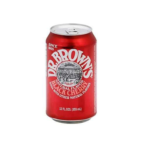 Dr. Browns Black Cherry Soda 12oz /24pk