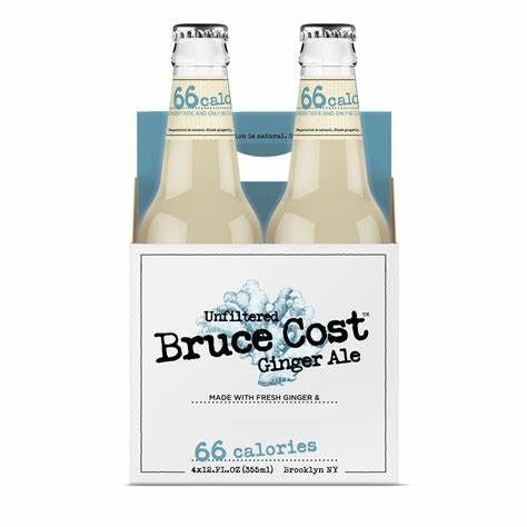 Bruce Cost Fresh Ginger Ale 12oz/ 24pk