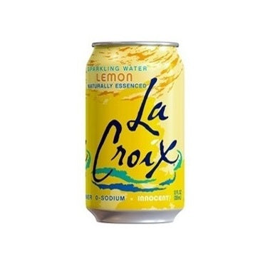 Lacroix Sparkling Water Lemon 12oz /24pk