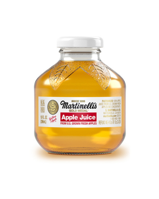 Martinelli's Apple Juice 10oz /24pk - Glass Round Bottle
