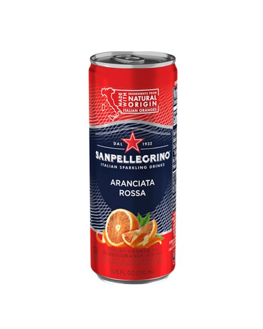 San Pellegrino Aranciata Rossa Blood Orange Cans 11oz /2x12pk