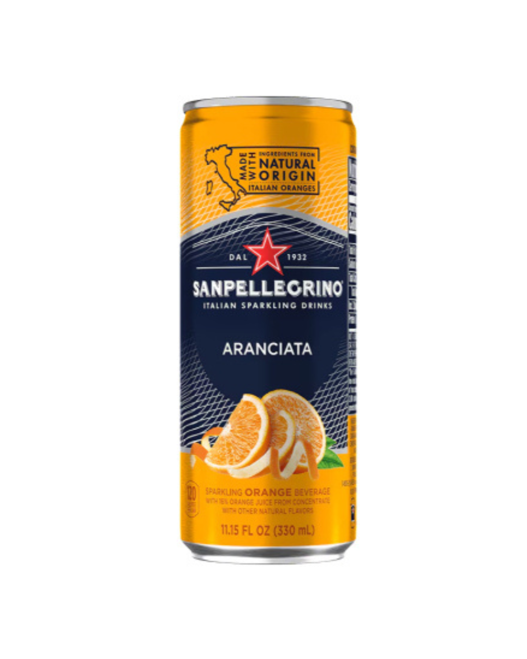 San Pellegrino Aranciata Cans 11oz /2x12pk