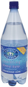 "Sparkling" Mineral Water, 12 Ounce Glass Bottles (Pack of 24)